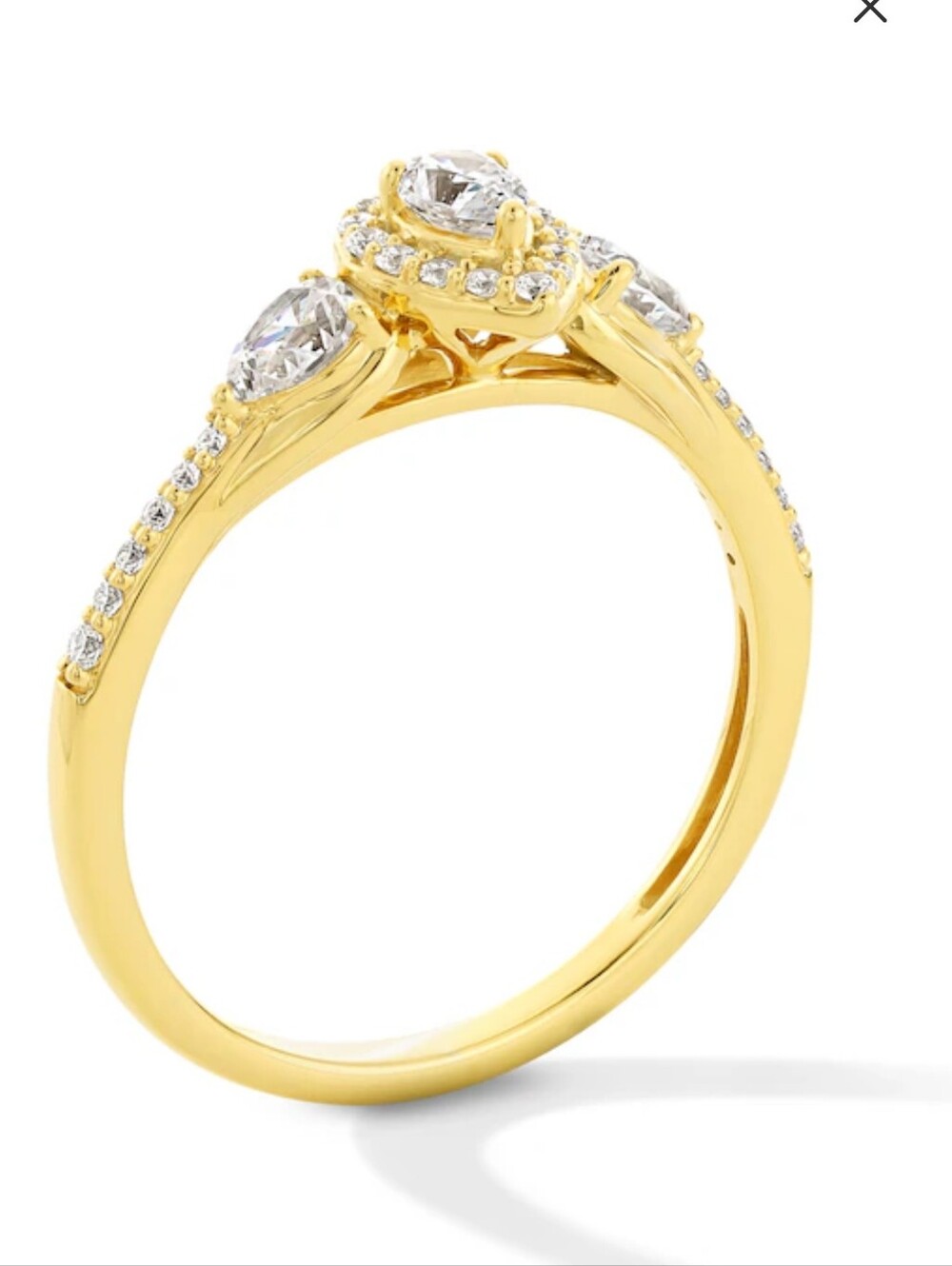 Zales 10k Gold Diamond Ring